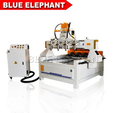 Venda quente multi eixo 4 eixo cnc router 0809, máquina do woodworking com dispositivo rotativo